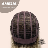 JBEXTENSION 13 Inches Deep Curly Blonde Pre-Cut Snowflake Lace Frontlace Glueless Wig AMELIA【PERMATEASE】