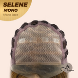 HOT OF SEASON -  SELENE MONO Monofilament Handmade Wig 6X5 Full Monofilament Hand Tied Top Wig 25 Inches Caramel Mono Lace Wig With Anti-slip Silicone Strips Glueless Wig SELENE MONO