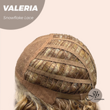 JBEXTENSION 18 Inches Deep Curly Raw Sugar Blonde Pre-Cut Snowflake Lace Frontlace Glueless Wig VALERIA【PERMATEASE】