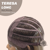 [PRE-ORDER] JBEXTENSION 22 Inches Long Bali Blonde Pre-Cut Snowflake Lace Frontlace Glueless Wig TERESA LONG BALI BLONDE【PERMATEASE】【BENDY EAR TABS】