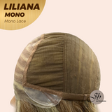 JBEXTENSION LILIANA MONO Full Monofilament Handmade Full Lace Full Hand Tied Wig 18 Inches Honey Blonde Mono Lace Handmade Futura Fiber Wig Glueless Wig LILIANA MONO