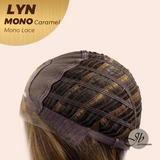 [PRE-ORDER] HOT OF SEASON - 17 Inches Caramel Partial Mono Lace Glueless Wig LYN MONO CARAMEL