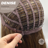 JBEXTENSION 24 Inches Hazelnut Wave Pre-Cut Snowflake Lace Frontlace Glueless Wig DENISE HAZELNUT【PERMATEASE】