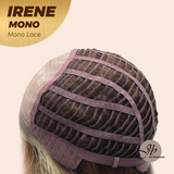 JBEXTENSION IRENE MONO Monofilament Handmade Wig 6X5 Full Monofilament Hand Tied Top Wig 19 Inches Hazelnut Curly Mono Lace Wig With Anti-slip Silicone Strips Glueless Wig IRENE MONO【BENDY EAR TABS】