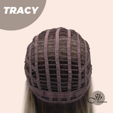 JBEXTENSION 14 Inches Mix Blonde with Dark Root Women Fashion Full Machine Wig TRACY【PERMATEASE】