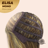 HOT OF SEASON - JBEXTENSION ELISA MONO Monofilament Handmade Wig 6X5 Full Monofilament Hand Tied Top Wig 16 Inches Crème Caramel Mono Lace Wig With Anti-slip Silicone Strips Glueless Wig ELISA MONO