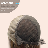 JBEXTENSION 12 Inches Bob Cut Bright Hazelnut Pre-Cut 13X6 Free Part Snowflake Lace Frontlace Glueless Wig KHLOE PRO - BRIGHT HAZELNUT【BENDY EAR TABS】