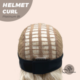 JBEXTENSION 15 Inches Short Curly Platinum Blonde Hair Headband Wig HELMET CURL - PLATINUM BLONDE