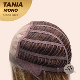 [PRE-ORDER] JBEXTENSION TANIA MONO Monofilament Handmade Wig 6X5 Full Monofilament Hand Tied Top Wig 18 Inches Butter Cream Mono Lace Wig With Anti-slip Silicone Strips Glueless Wig TANIA MONO【BENDY EAR TABS】