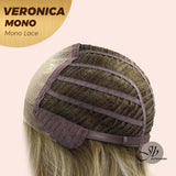 [PRE-ORDER] JBEXTENSION VERONICA MONO Full Monofilament Wig 12 Inches Blonde Wave Mono Lace Wig With Anti-slip Silicone Strips Glueless Wig Veronica Mono