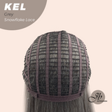 [PRE-ORDER] JBEXTENSION 22 Inches Grey Pre-Cut Snowflake Lace Frontlace Glueless Wig KEL GREY