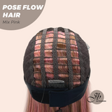 JBEXTENSION 18 Inches Mix Pink Headband Wig POSE FLOW HAIR - MIX PINK