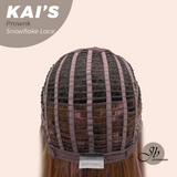 [PRE-ORDER] JBEXTENSION 18 Inches Brown with Pink Highlight Pre-Cut Snowflake Lace Frontlace Glueless Wig KAI'S PROWNK【PERMATEASE】