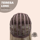 [PRE-ORDER] JBEXTENSION 22 Inches Long Bali Blonde Pre-Cut Snowflake Lace Frontlace Glueless Wig TERESA LONG BALI BLONDE【PERMATEASE】【BENDY EAR TABS】