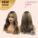 [PRE-ORDER] HOT OF SEASON -JBEXTENSION JEN MONO Monofilament Handmade Wig 6X5 Full Monofilament Hand Tied Top Wig 18 Inches Hazelnut Blonde Highlight Mono Lace Wig With Anti-slip Silicone Strips Glueless Wig JEN MONO