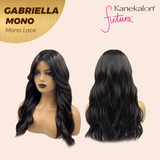 [PRE-ORDER] JBEXTENSION GABRIELLA MONO Monofilament Handmade Wig 6X5 Full Monofilament Hand Tied Top Wig 20 Inches Black Wave Mono Lace Wig With Anti-slip Silicone Strips Glueless Wig GABRIELLA MONO