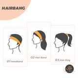 JBEXTENSION Multiple Use Elastic Hair Bang Headband Hair Ring
