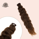 JBEXTENSION Extensión de cola de caballo de onda larga de 30 pulgadas con lazo para el cabello Extensiones de cabello Cola de caballo Pieza de cabello sintético suave natural para mujeres