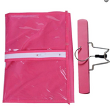 Hair Extensions Bag with Wig Holder Hanger Bag Wig Storage Bag Dust-proof Protection Waterproof Wig Bag (pink)